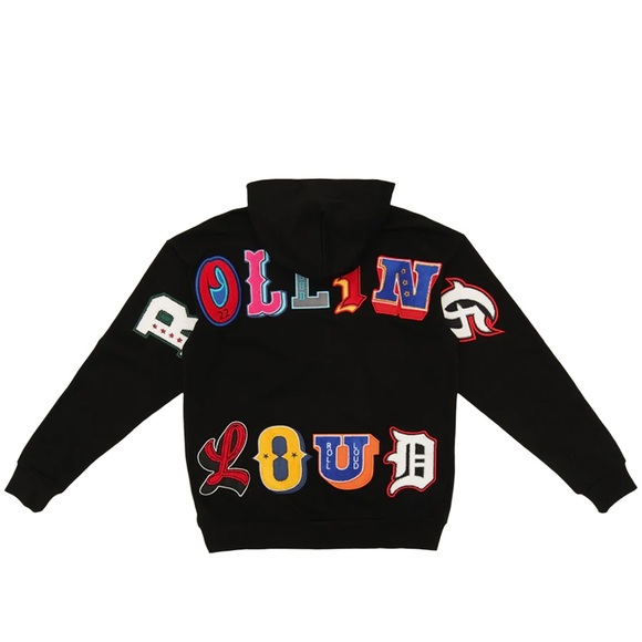 Rolling Loud Patches Zip-Up Sweatshirt